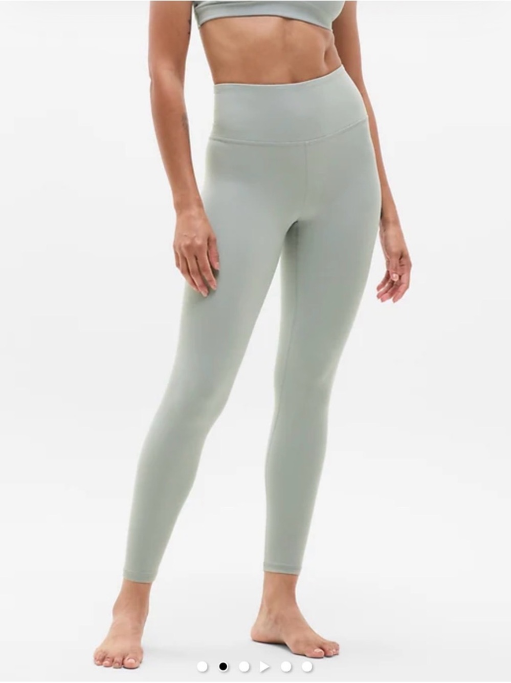 Athleta Ultra High Rise Elation 7/8 Tight in Light Blue